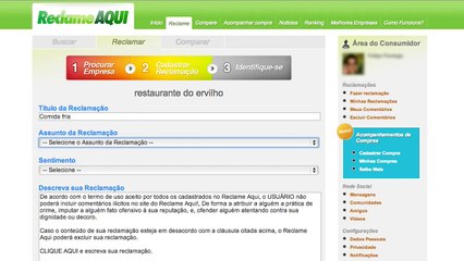 Como fazer uma reclamação no ReclameAQUI?