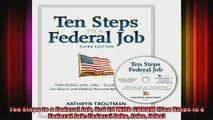 READ book  Ten Steps to a Federal Job 3rd Ed With CDROM Ten Steps to a Federal Job Federal Jobs Full Free