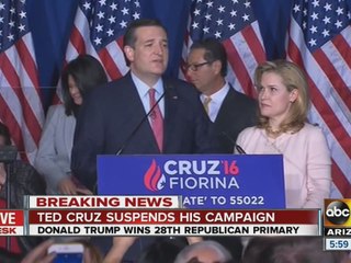 Ted Cruz suspends campaign for presidency