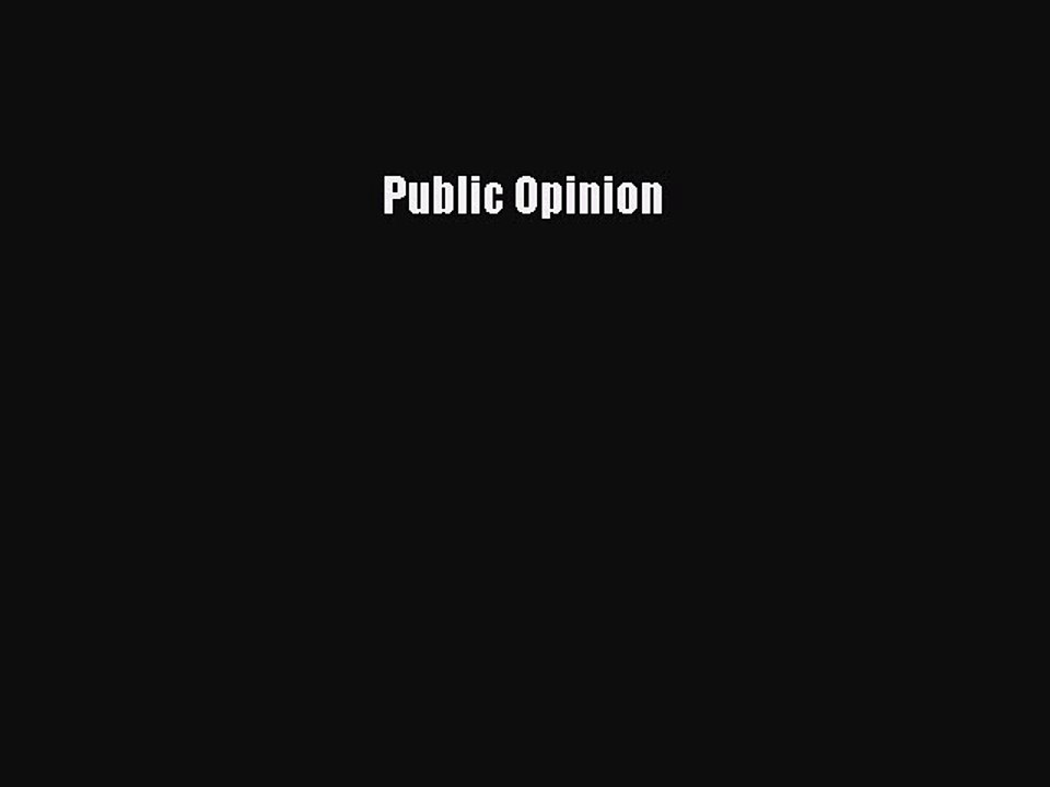 Read Public Opinion Ebook Free