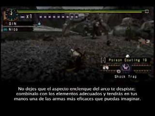 Monster Hunter Freedom Unite - Tutorial 2 - Subtitulado al castellano