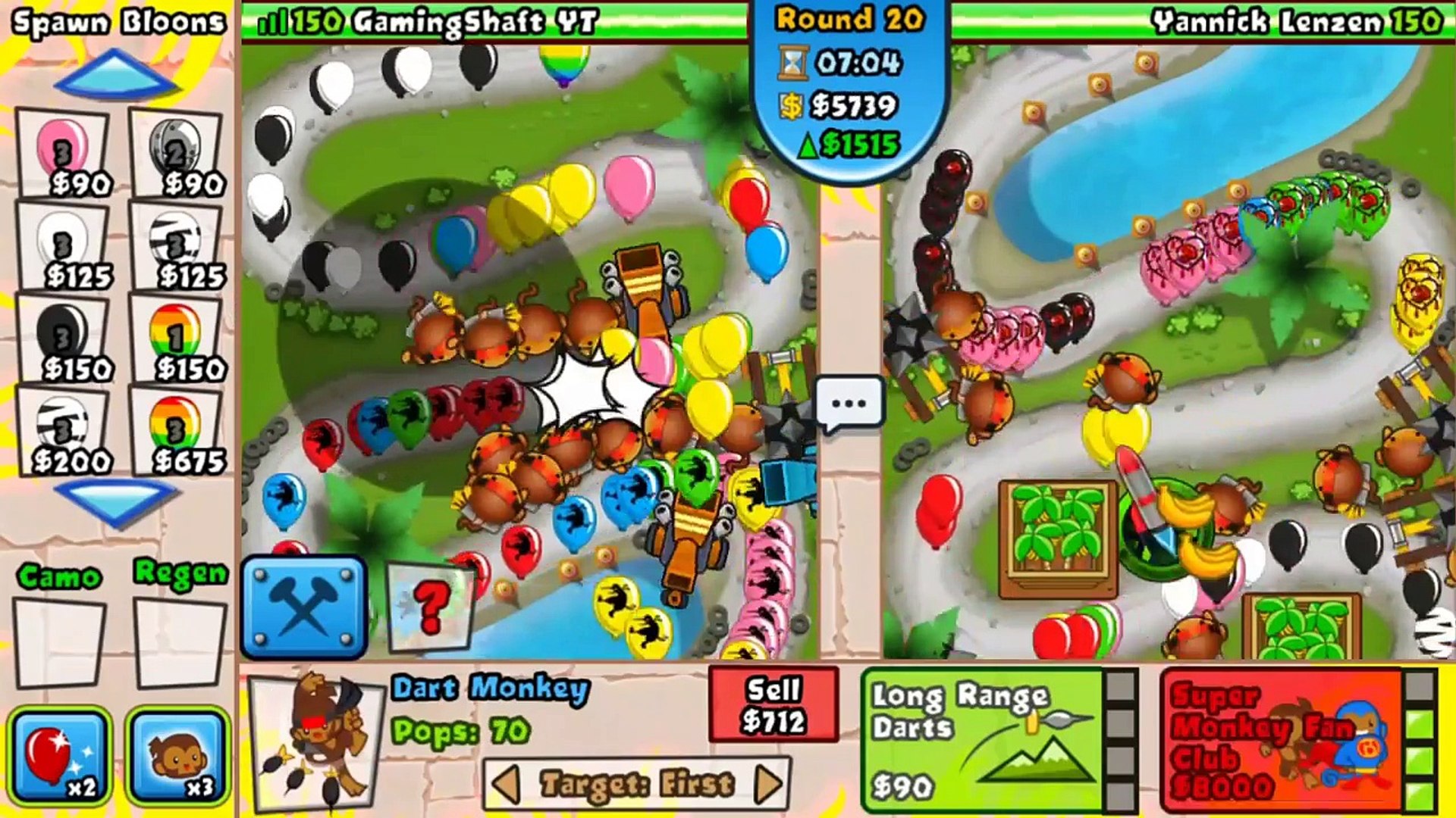 Bloons Td Battles Bfb Colosseum Bloons Eco Strategy Video