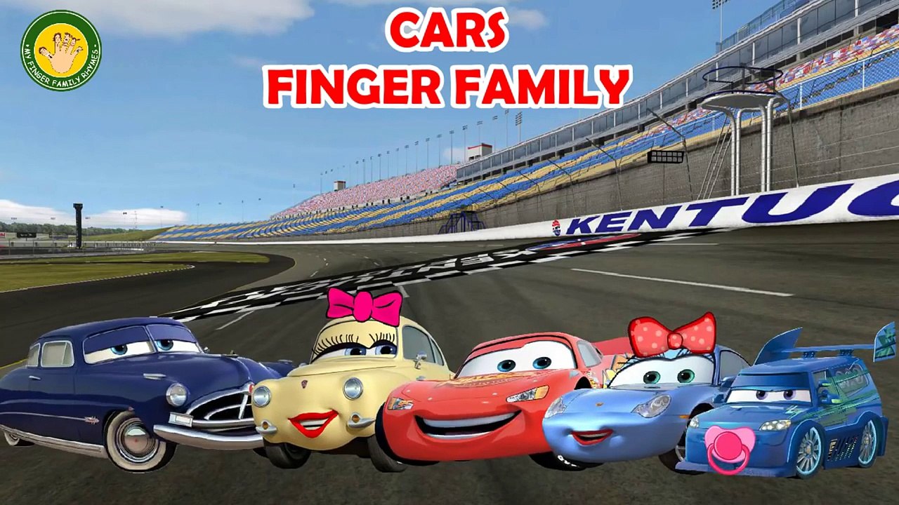 CARS Finger Family Nursery Rhymes for Kids MY FINGER FAMILY RHYMES
