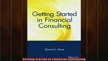 READ book  Getting Started in Financial Consulting  DOWNLOAD ONLINE