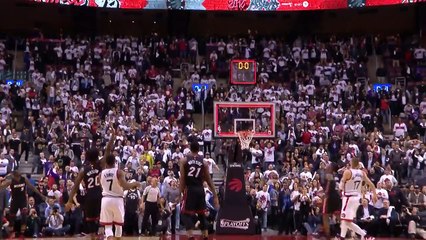 Kyle Lowry marque un incroyable panier à 10 m sur le buzzer