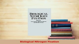 Download  Biological Nitrogen Fixation Free Books