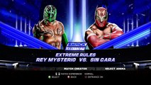 Rey Mysterio vs. Sin Cara Weapons Match