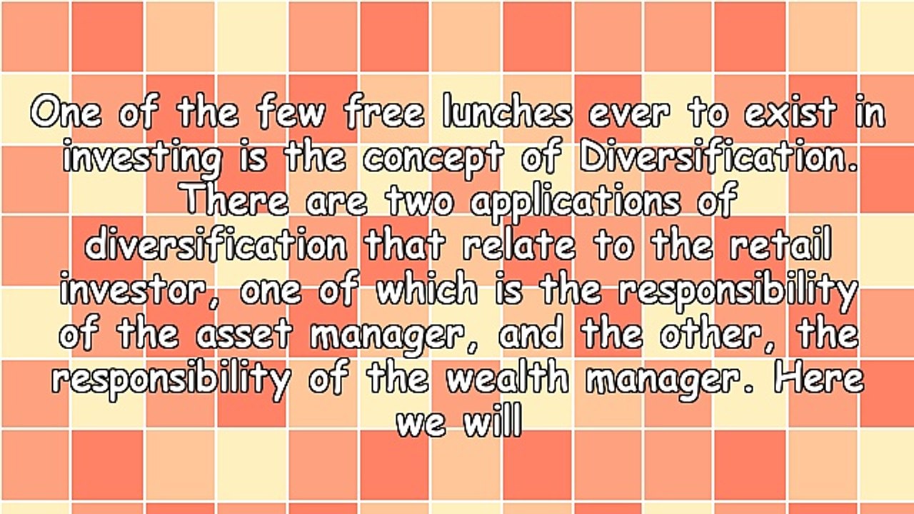 That Isn't Diversification - Part 1