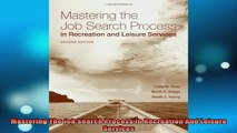 READ book  Mastering The Job Search Process In Recreation And Leisure Services Online Free