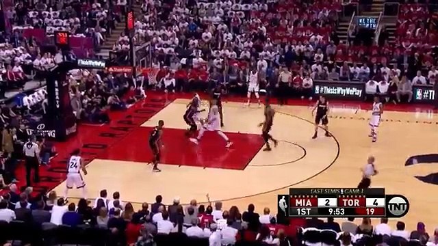 Jonas Valanciunas 24 Pts - Heat vs Raptors Game 1 - May 3, 2016 - 2016 NBA Playoffs