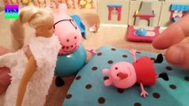 Peppa Pig fell down toys Blocks Hospital Building playset Play doh construction new