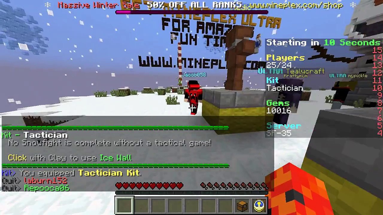 SNOW FIGHT #1 ( SPIDERMAN! ) w/ PaytonPlayz