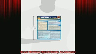 READ book  Grant Writing Quick Study Academic  FREE BOOOK ONLINE