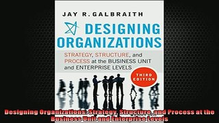 FREE PDF  Designing Organizations Strategy Structure and Process at the Business Unit and  BOOK ONLINE