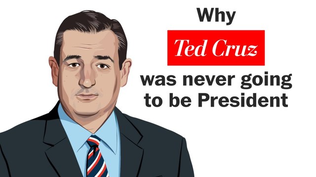 Here's why Ted Cruz was never going to be president