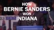 How Bernie Sanders won Indiana, in 60 seconds