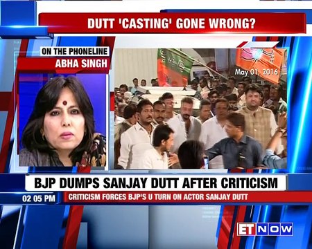 Sanjay Dutt at BJP Venue, Eyebrows Raised In Political Circles