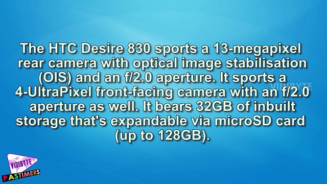 HTC Desire 830 Smartphone Launched Price and Specifications