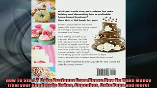 FREE DOWNLOAD  How To Start A Cake Business From Home How To Make Money from your Handmade Cakes  BOOK ONLINE