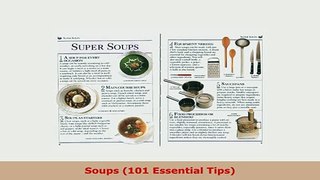 Download  Soups 101 Essential Tips Ebook
