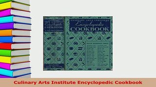 PDF  Culinary Arts Institute Encyclopedic Cookbook PDF Book Free
