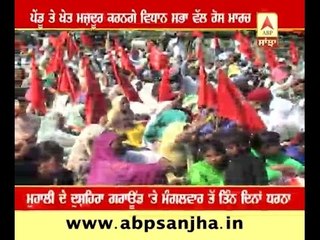 Labourer from all over Punjab calls protest