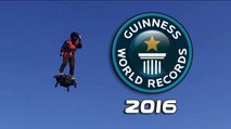 Flyboard Air Hoverboard Franky Zapata World Record for farthest Flyboard Hoverboard Flight 2016