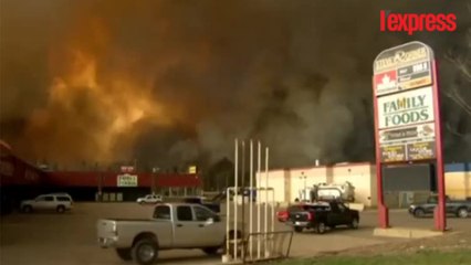 Canada: une ville de 100 000 habitants encerclée par les flammes