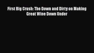 [Read Book] First Big Crush: The Down and Dirty on Making Great Wine Down Under  EBook