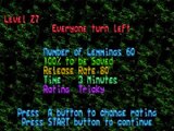 Lemmings Genesis/Mega Drive Walkthrough: Tricky Level 27
