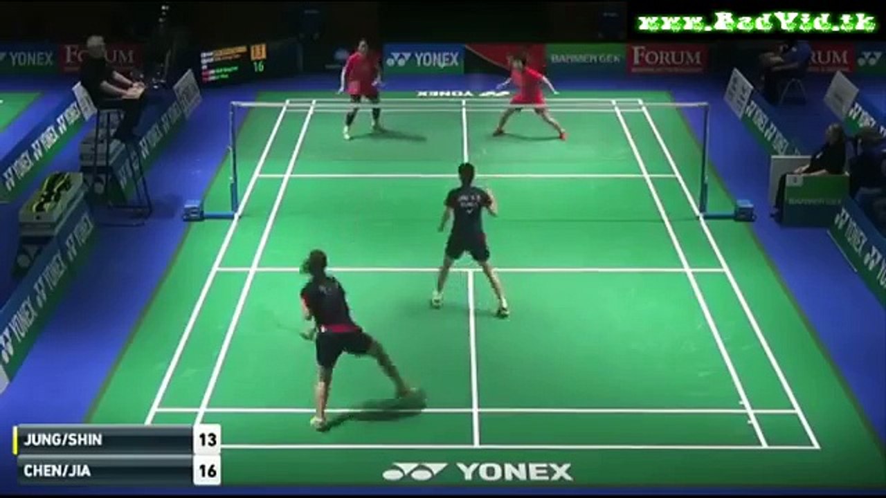 Yonex German Open 2016  R16  WD  CHEN QingchenJIA Yifan - JUNG Kyung EunSHIN Seung Chan
