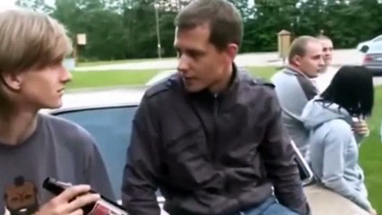 Grandma makes drifting with a BMW )