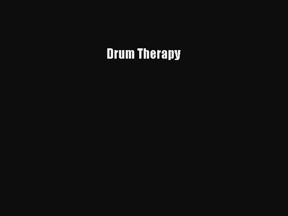 Read Drum Therapy PDF Free