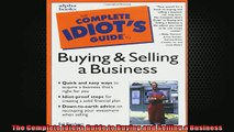 FREE PDF  The Complete Idiots Guide to Buying and Selling a Business  DOWNLOAD ONLINE