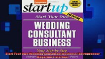 FREE PDF  Start Your Own Wedding Consultant Business Entrepreneur Magazines Startup  BOOK ONLINE