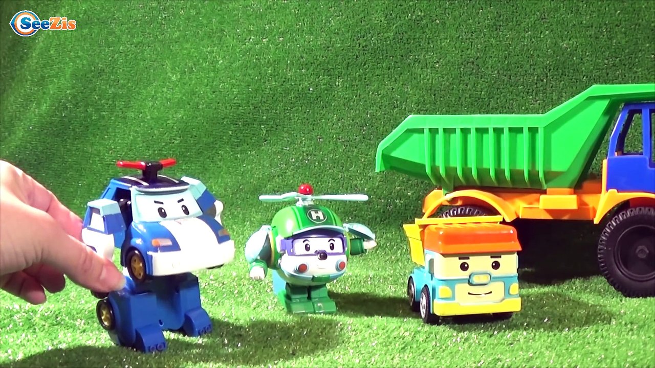 МУЛЬТИКИ - Робокар Поли и Машинки на строительной площадке