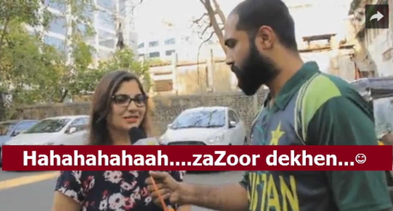 Funny - Fake Pakistani reporter in India reporting on Pak India match