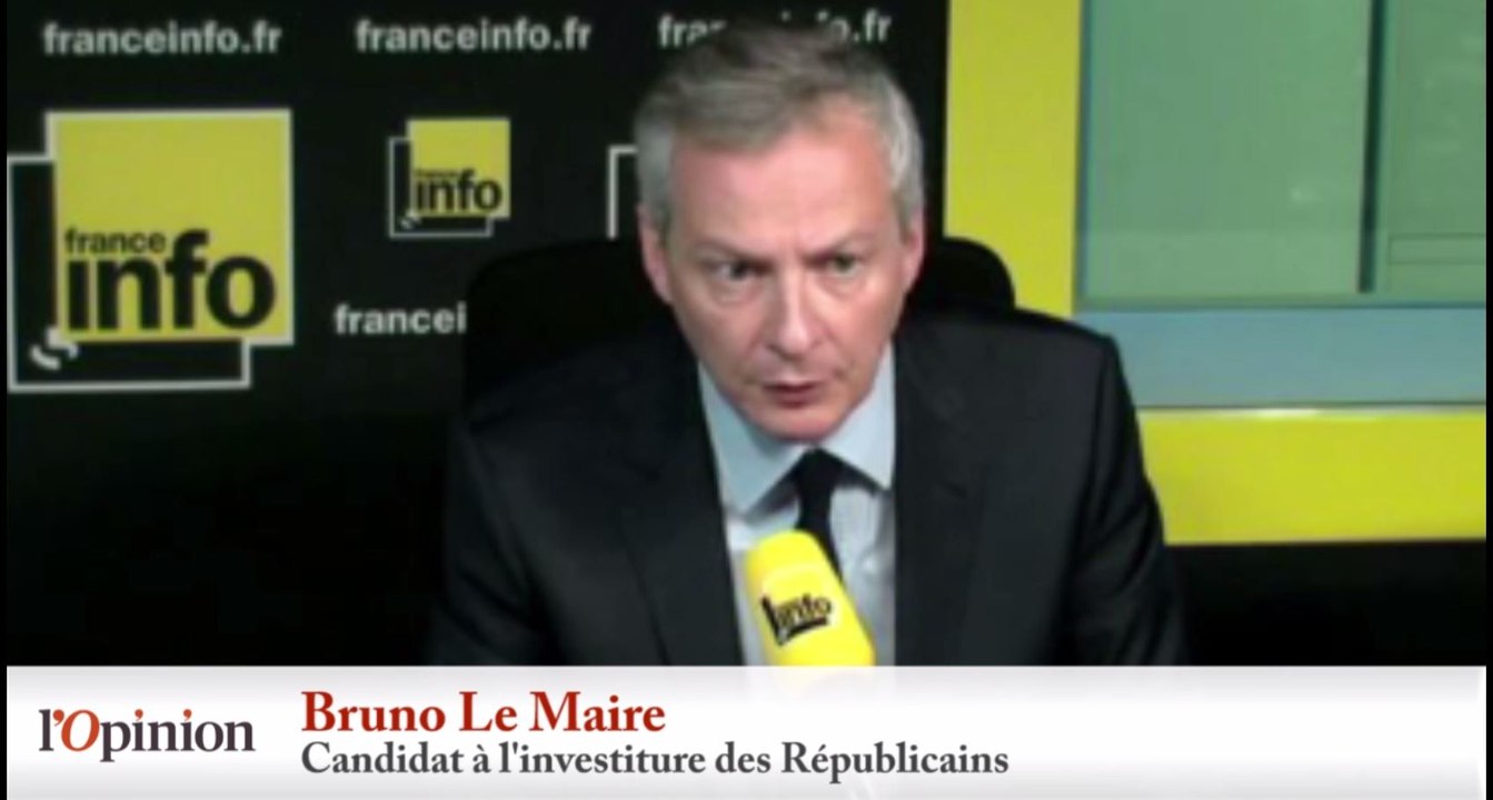 Bruno Le Maire : « François Hollande est le candidat des petits intérêts, des petits calculs »