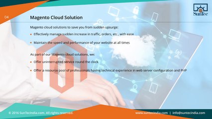 Magento Web Development by SunTecIndia