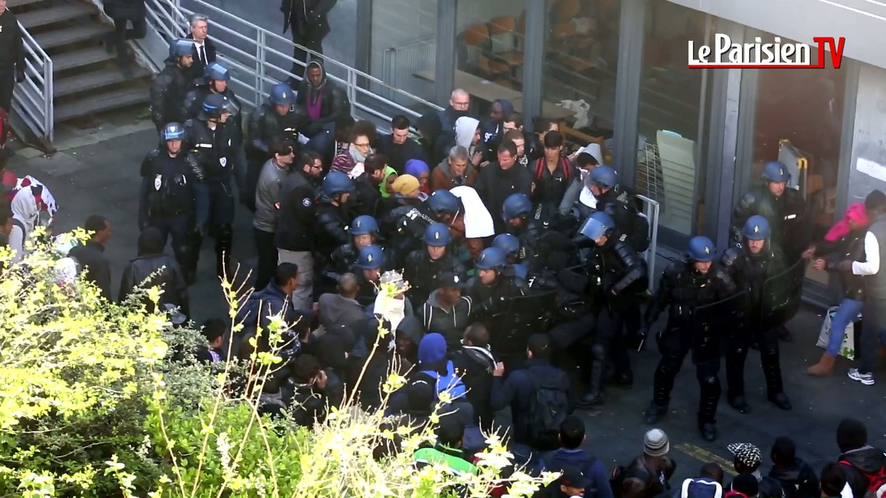 Les migrants du lycée Jean Jaurès expulsés sans ménagement
