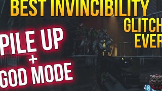 NEW! Black Ops 3 Zombies BEST INVINCIBILITY GLITCH EVER (The Giant On Top of Door Barrier