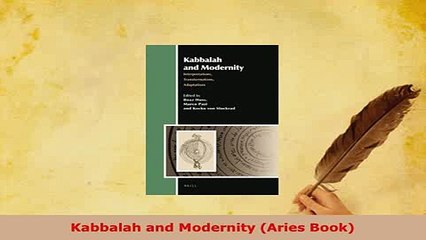 PDF  Kabbalah and Modernity Aries Book Ebook