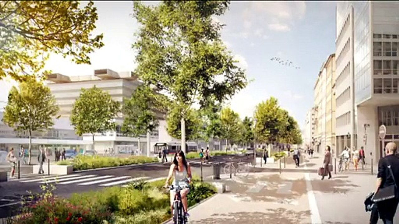 Rue Garibaldi un an et demi de gros travaux pour une nouvelle voirie - 03/05/2016 - FR3 Grand Lyon