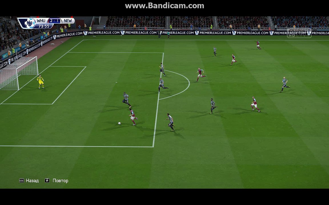 BPL 10 Тур. Вест Хэм - Ньюкасл 3:1. Payet, 75'