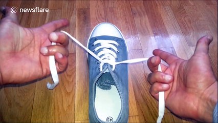 How to tie shoelaces in 1.5 seconds