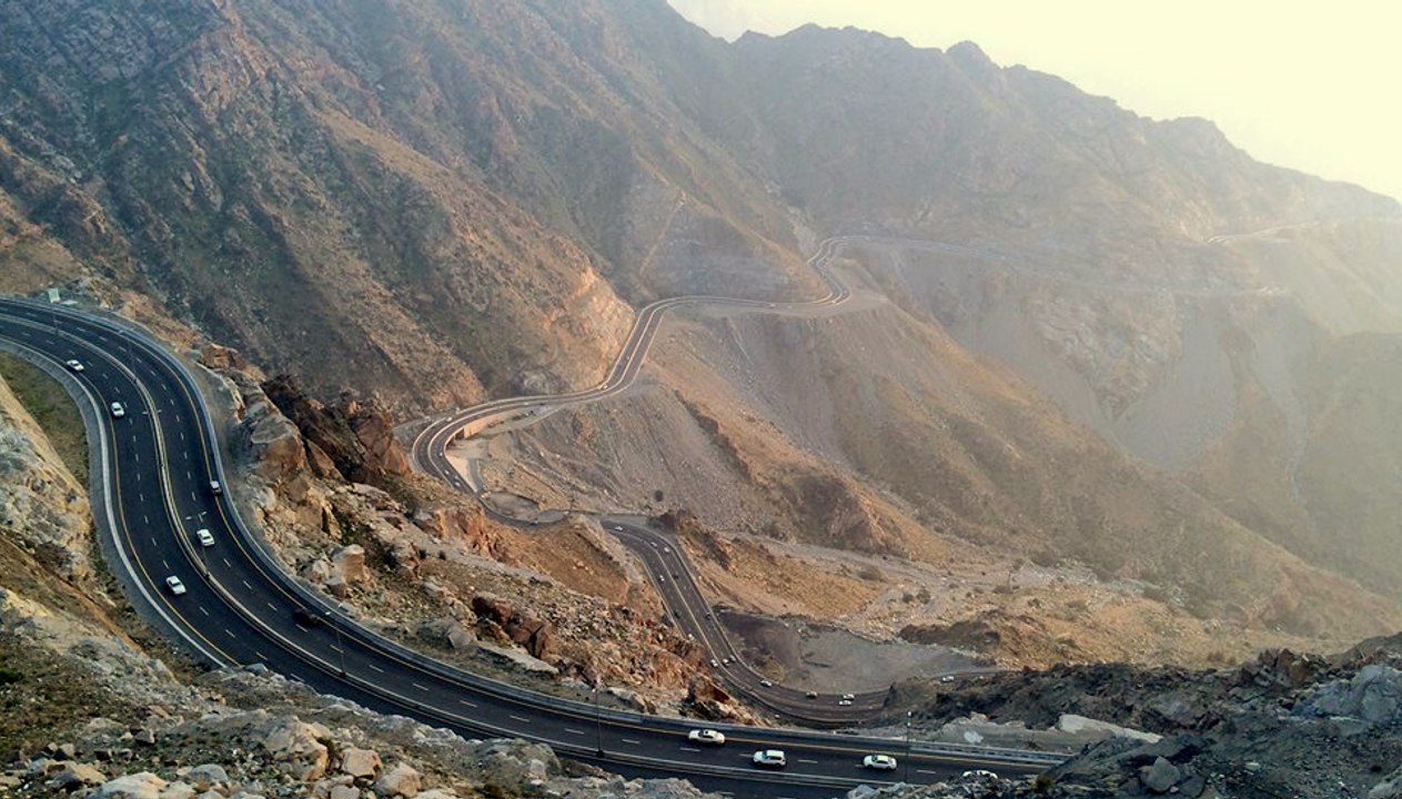 Beautiful Way to Taif , Saudi Arabia.