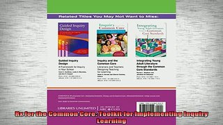 READ book  Rx for the Common Core Toolkit for Implementing Inquiry Learning Full Ebook Online Free