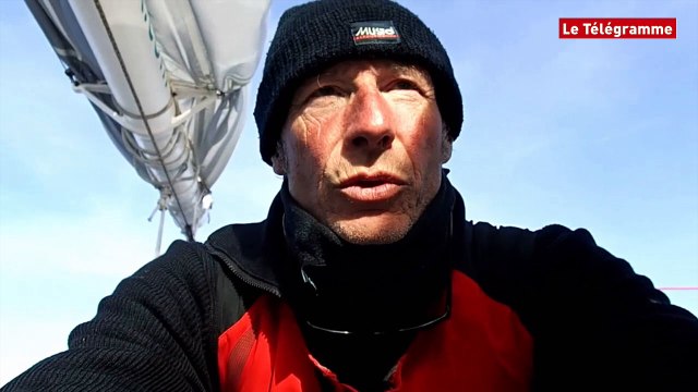 The Transat Bakerly. Pierre Antoine à bord d'Olmix
