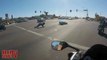 Guy On Motorcycle Tries To Escape Cop With a Wheelie and Botches It-Funny & Entertainment Clips-Funny  Entertainment Videos Follow Us!!!!!