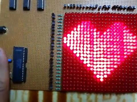Electronic Project - Valentine Gift using Scrolling LED Display